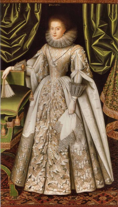 William Larkin Portrait of Diana Cecil France oil painting art